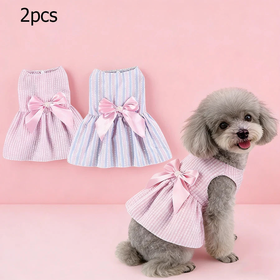 Bowknot Pet Skirt