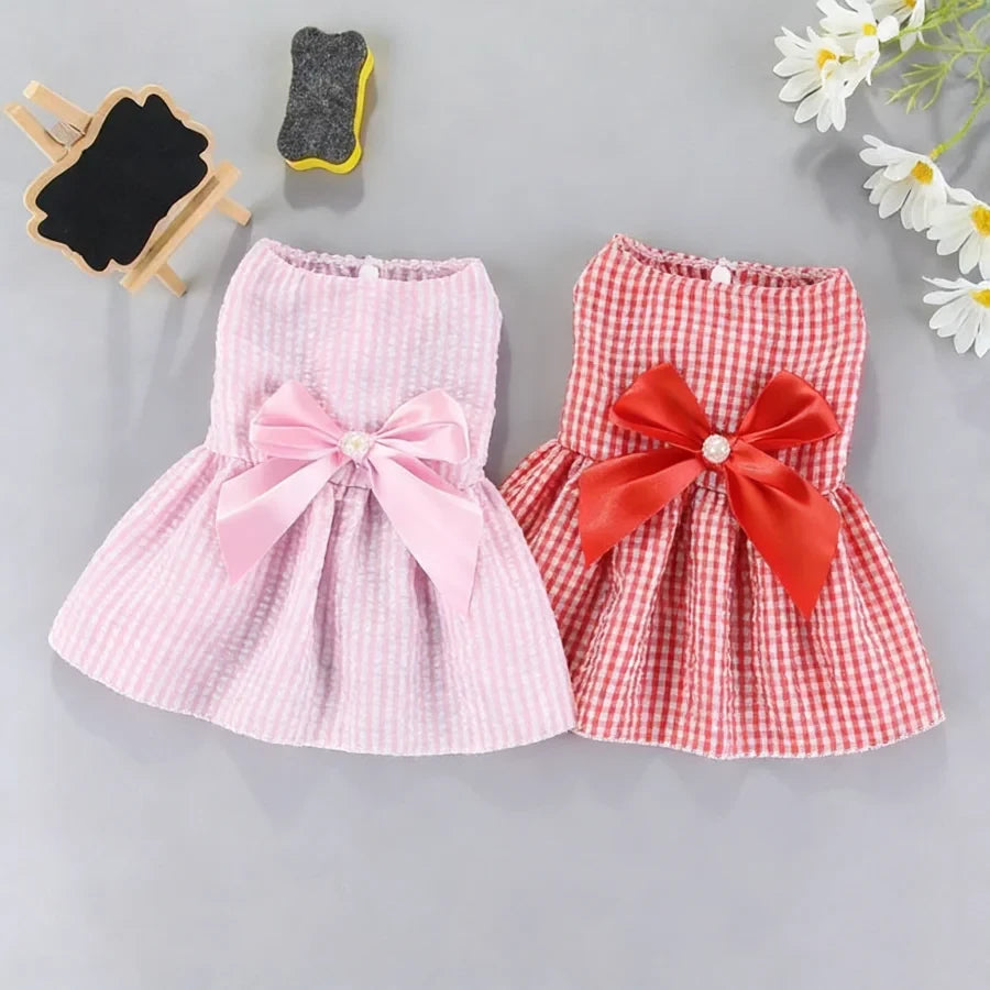 Bowknot Pet Skirt