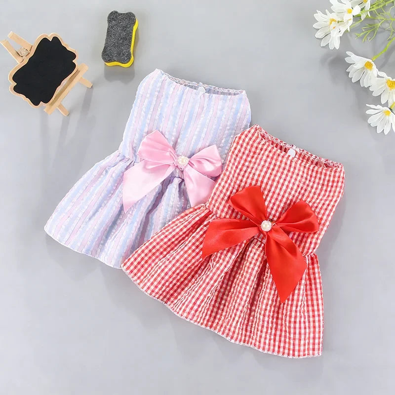Bowknot Pet Skirt