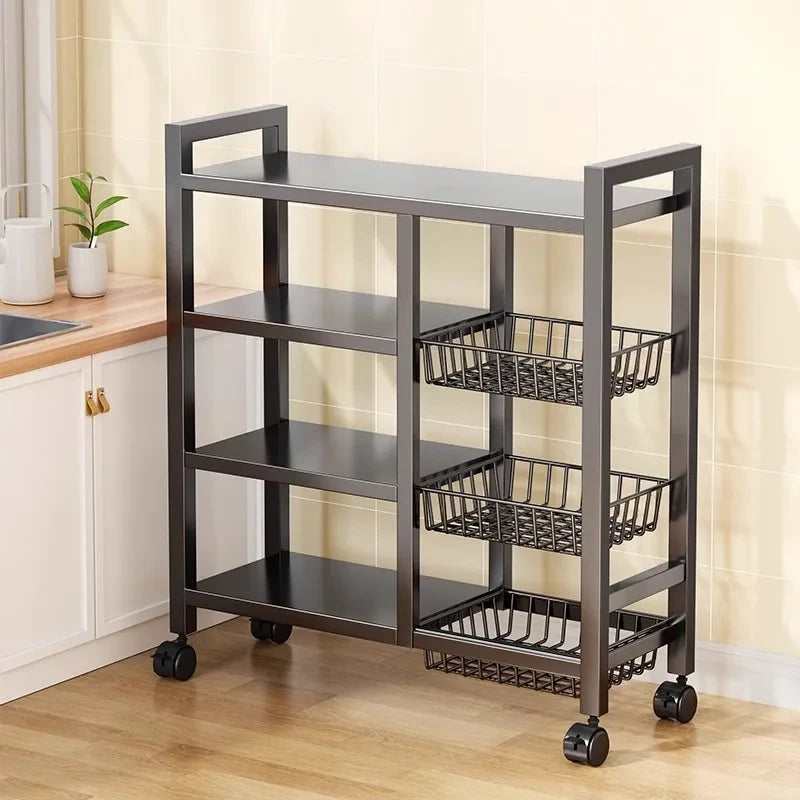 Four-Tier Metal Produce Rack