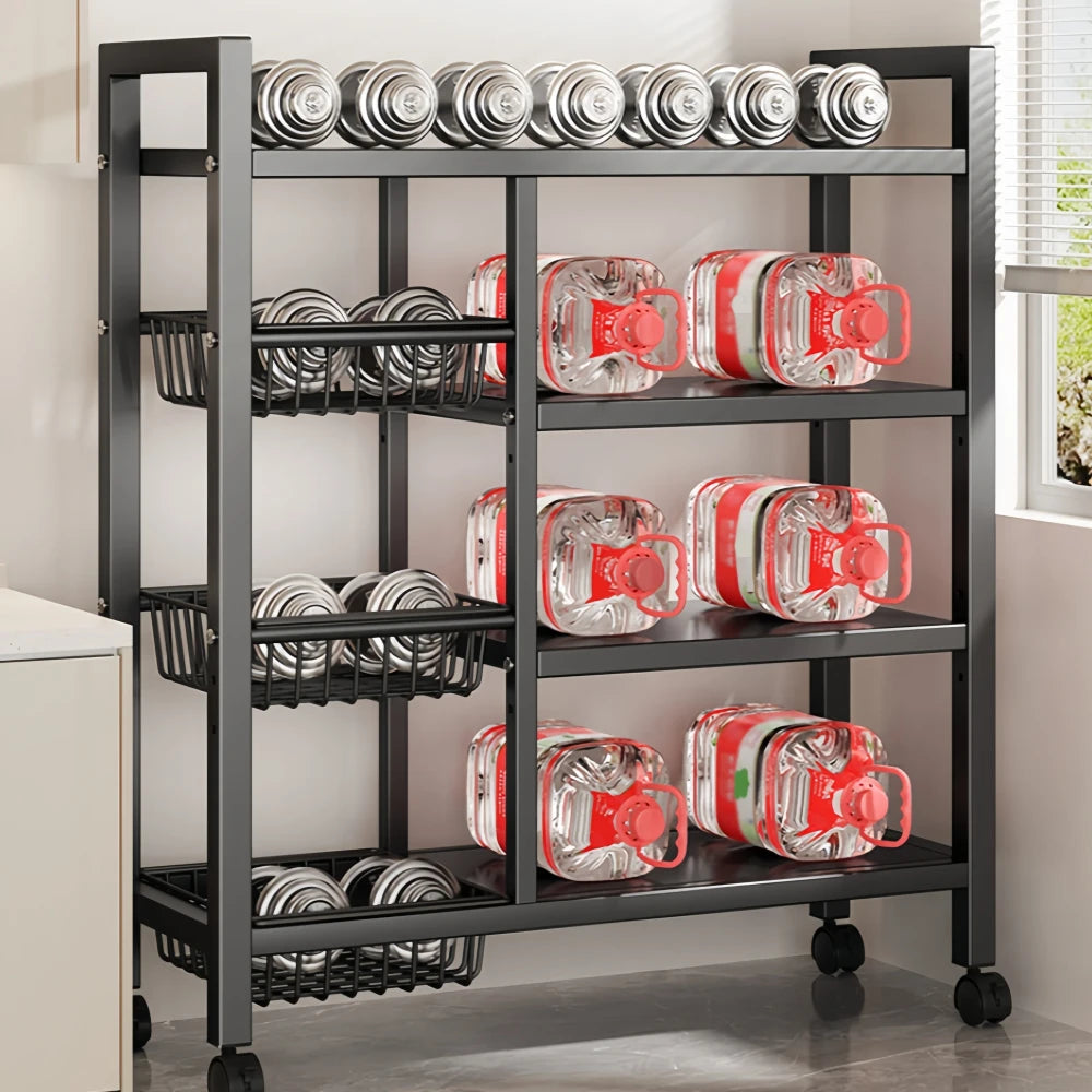 Four-Tier Metal Produce Rack