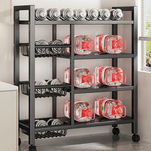 Four-Tier Metal Produce Rack